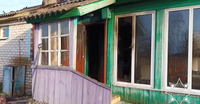 В Хойникском районе погиб мужчина при пожаре в жилом доме